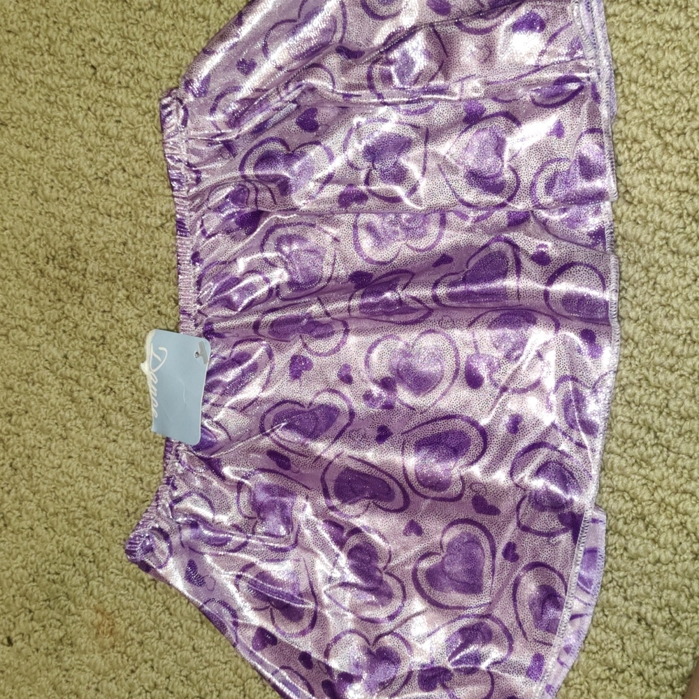 New with tags Foil Hearts Dance Skirtall.